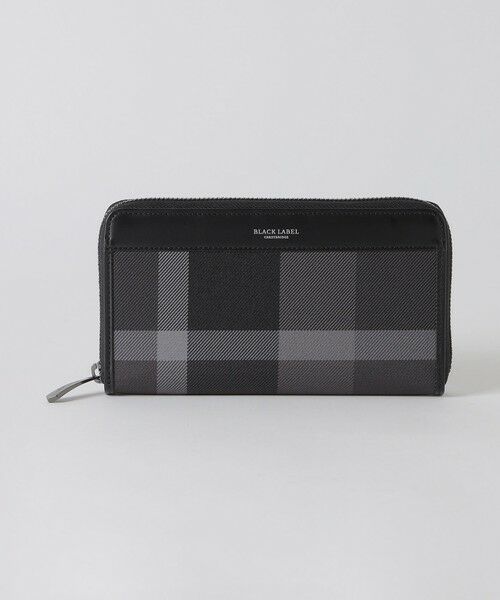 BLUE LABEL / BLACK LABEL CRESTBRIDGE / ブルーレーベル / ブラックレーベル・クレストブリッジ  財布・コインケース・マネークリップ | トーナルクレストブリッジチェックラウンドジップウォレット | 詳細5