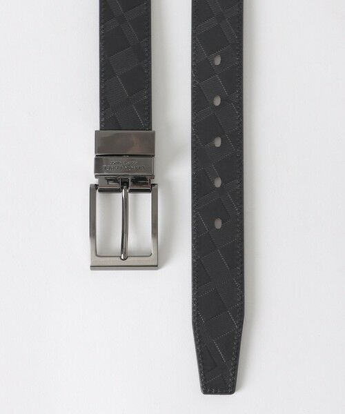 BLUE LABEL / BLACK LABEL CRESTBRIDGE / ブルーレーベル / ブラックレーベル・クレストブリッジ  ベルト・サスペンダー | エンボスクレストブリッジチェックリバーシブルベルト | 詳細2