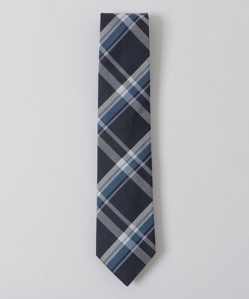 BLUE LABEL / BLACK LABEL CRESTBRIDGE / ブルーレーベル / ブラックレーベル・クレストブリッジ  ネクタイ | 【一部店舗限定】バスケットカラーチェックタイ（ネイビー1）