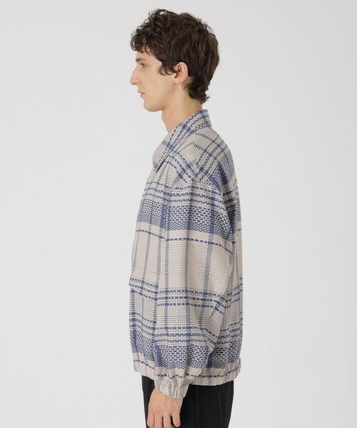 BLUE LABEL / BLACK LABEL CRESTBRIDGE / ブルーレーベル / ブラックレーベル・クレストブリッジ  その他アウター | シアーチェックミリタリーブルゾン | 詳細3