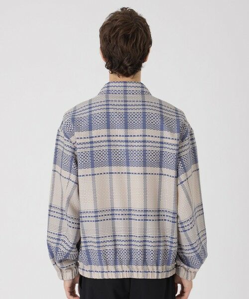 BLUE LABEL / BLACK LABEL CRESTBRIDGE / ブルーレーベル / ブラックレーベル・クレストブリッジ  その他アウター | シアーチェックミリタリーブルゾン | 詳細4