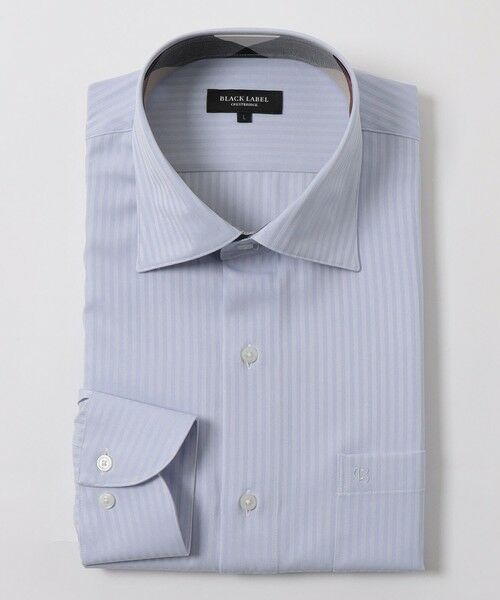 BLUE LABEL / BLACK LABEL CRESTBRIDGE / ブルーレーベル / ブラックレーベル・クレストブリッジ  シャツ・ブラウス | 【一部店舗限定】テクニカルシャドーストライプセミワイドカラーシャツ | 詳細10