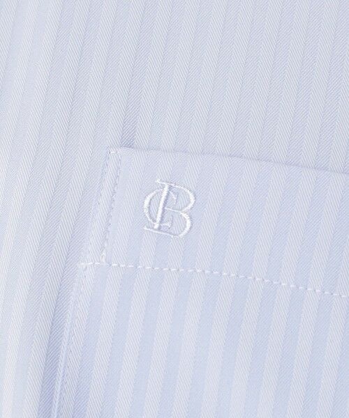 BLUE LABEL / BLACK LABEL CRESTBRIDGE / ブルーレーベル / ブラックレーベル・クレストブリッジ  シャツ・ブラウス | 【一部店舗限定】テクニカルシャドーストライプセミワイドカラーシャツ | 詳細9