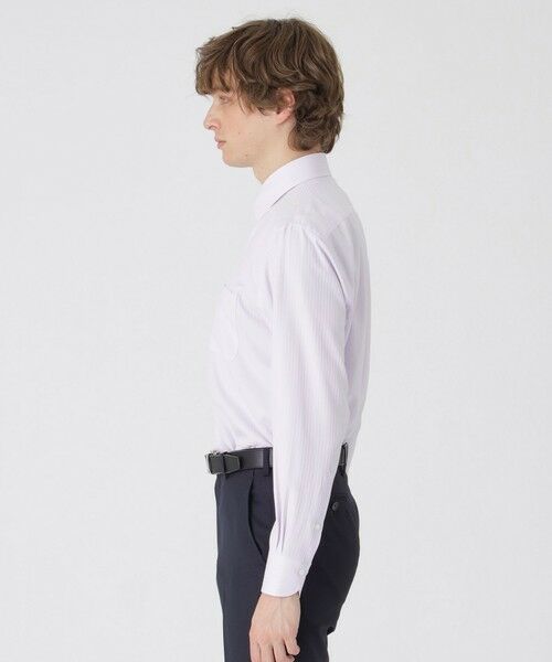 BLUE LABEL / BLACK LABEL CRESTBRIDGE / ブルーレーベル / ブラックレーベル・クレストブリッジ  シャツ・ブラウス | 【一部店舗限定】テクニカルシャドーストライプセミワイドカラーシャツ | 詳細12