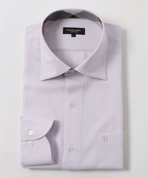 BLUE LABEL / BLACK LABEL CRESTBRIDGE / ブルーレーベル / ブラックレーベル・クレストブリッジ  シャツ・ブラウス | 【一部店舗限定】テクニカルシャドーストライプセミワイドカラーシャツ | 詳細15