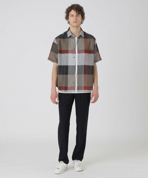 BLUE LABEL / BLACK LABEL CRESTBRIDGE / ブルーレーベル / ブラックレーベル・クレストブリッジ  シャツ・ブラウス | クレストブリッジチェックカラミシャツ | 詳細11