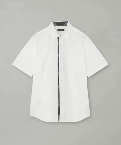 BLUE LABEL / BLACK LABEL CRESTBRIDGE / ブルーレーベル / ブラックレーベル・クレストブリッジ  シャツ・ブラウス | ドットエア2WAYストレッチサッカーシャツ | 詳細5