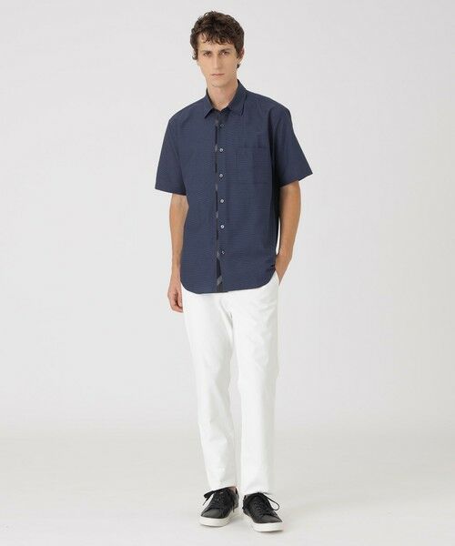 BLUE LABEL / BLACK LABEL CRESTBRIDGE / ブルーレーベル / ブラックレーベル・クレストブリッジ  シャツ・ブラウス | ドットエア2WAYストレッチサッカーシャツ | 詳細6