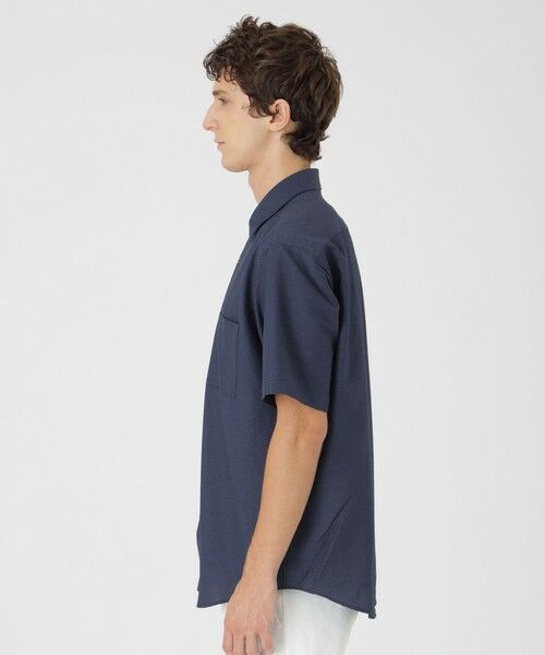 BLUE LABEL / BLACK LABEL CRESTBRIDGE / ブルーレーベル / ブラックレーベル・クレストブリッジ  シャツ・ブラウス | ドットエア2WAYストレッチサッカーシャツ | 詳細7