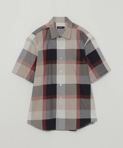 美品✨ BLACK LABEL CRESTBRIDGE 半袖チェックシャツ L 新品未使用】ブラックレーベルクレストブリッジ チェック半袖