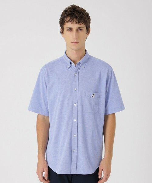 BLACK LABEL CRESTBRIDGE 半袖シャツ 青 Searching for Short Sleeve｜BLACK LABEL CRESTBRIDGE(ブラック