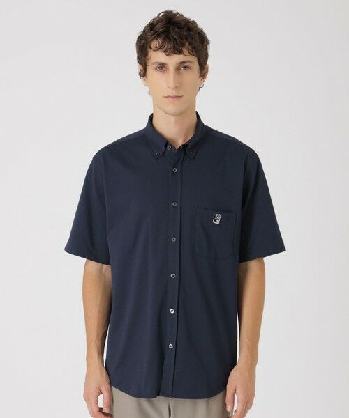 BLACK LABEL CRESTBRIDGE 半袖シャツ 青 Searching for Short Sleeve｜BLACK LABEL CRESTBRIDGE(ブラック