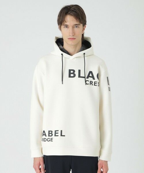 BLUE LABEL / BLACK LABEL CRESTBRIDGE/ブルーレーベル / ブラックレーベル・クレストブリッジ 【一部店舗限定】ロゴグラフィックフーディー オフホワイト1 LL BLUE LABEL / BLACK LABEL CRESTBRIDGE/ブルーレーベル / ブラックレーベル・クレストブリッジ 【一部店舗限定】ロゴグラフィックフーディー オフホワイト1 LL