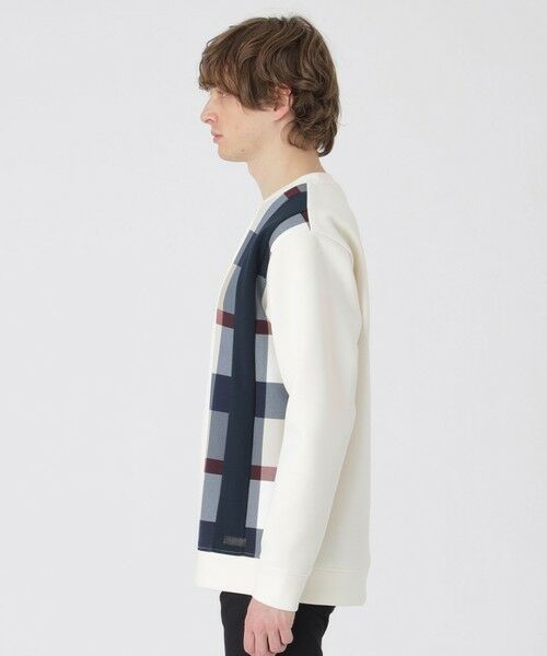 BLUE LABEL / BLACK LABEL CRESTBRIDGE / ブルーレーベル / ブラックレーベル・クレストブリッジ カットソー | 【一部店舗限定】ストライプパッチワークスウェットシャツ | 詳細2