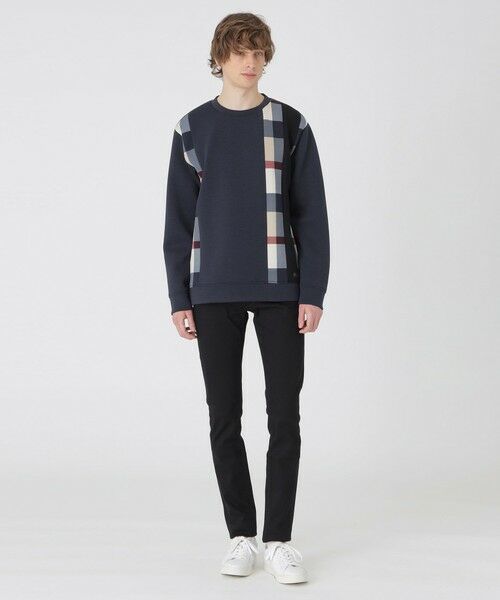 BLUE LABEL / BLACK LABEL CRESTBRIDGE / ブルーレーベル / ブラックレーベル・クレストブリッジ カットソー | 【一部店舗限定】ストライプパッチワークスウェットシャツ | 詳細11