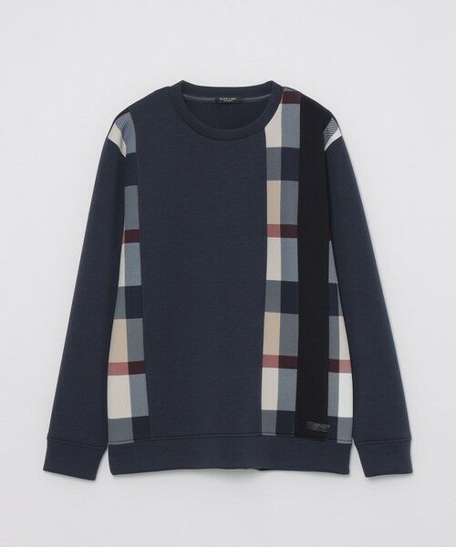 BLUE LABEL / BLACK LABEL CRESTBRIDGE / ブルーレーベル / ブラックレーベル・クレストブリッジ カットソー | 【一部店舗限定】ストライプパッチワークスウェットシャツ | 詳細15