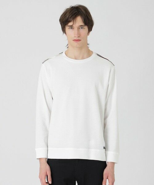 BLUE LABEL / BLACK LABEL CRESTBRIDGE / ブルーレーベル / ブラックレーベル・クレストブリッジ  カットソー | 【一部店舗限定】ヨークチェックカットソー（オフホワイト1）