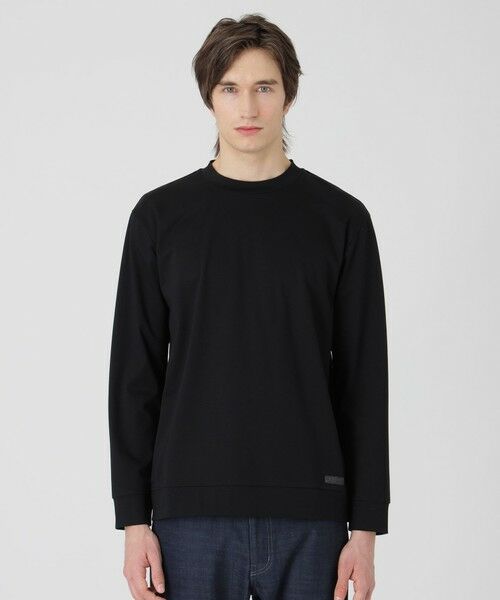 BLUE LABEL / BLACK LABEL CRESTBRIDGE/ブルーレーベル / ブラックレーベル・クレストブリッジ 【一部店舗限定】モックネックポンチカットソー ブラック M BLUE LABEL / BLACK LABEL CRESTBRIDGE/ブルーレーベル / ブラックレーベル・クレストブリッジ 【一部店舗限定】モックネックポンチカットソー ブラック M
