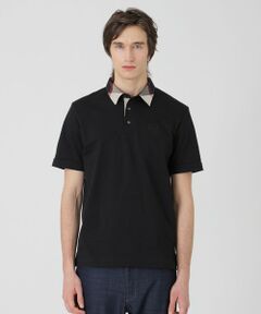 BLUE LABEL / BLACK LABEL CRESTBRIDGE / ブルーレーベル / ブラックレーベル・クレストブリッジ  カットソー | 【一部店舗限定】パーシャルチェックポロシャツ