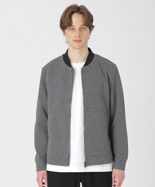 BLUE LABEL / BLACK LABEL CRESTBRIDGE/ブルーレーベル / ブラックレーベル・クレストブリッジ 【一部店舗限定】ダブルフェイスタックジャージーMA-1 グレー5 M BLUE LABEL / BLACK LABEL CRESTBRIDGE/ブルーレーベル / ブラックレーベル・クレストブリッジ 【一部店舗限定】ダブルフェイスタックジャージーMA-1 グレー5 M