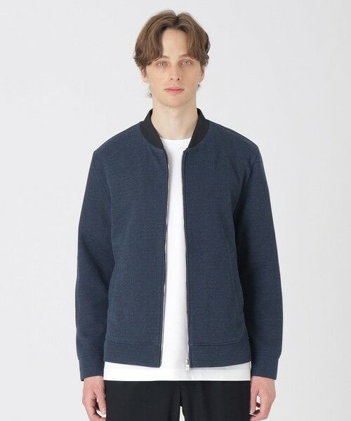 BLUE LABEL / BLACK LABEL CRESTBRIDGE / ブルーレーベル / ブラックレーベル・クレストブリッジ カットソー | 【一部店舗限定】ダブルフェイスタックジャージーMA-1(ネイビー1)