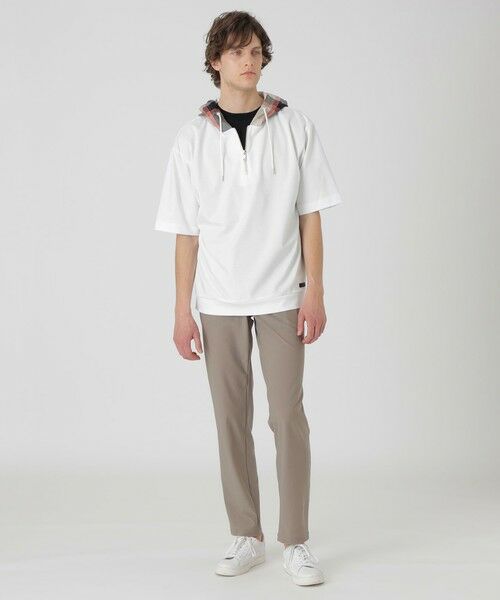 BLUE LABEL / BLACK LABEL CRESTBRIDGE / ブルーレーベル / ブラックレーベル・クレストブリッジ カットソー | 【一部店舗限定】チェックフードプルオーバーパーカー | 詳細1