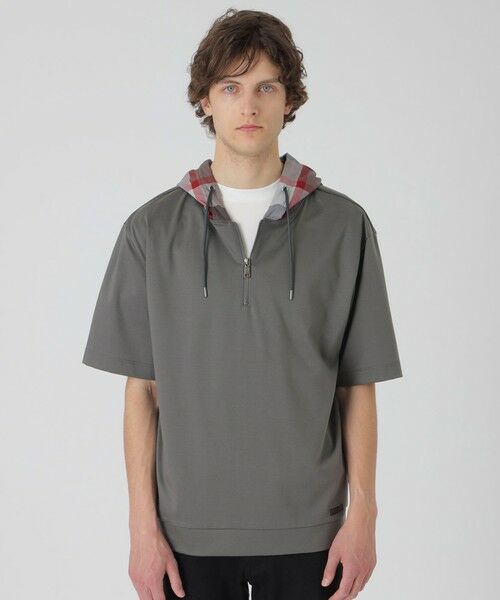 BLUELABEL CRESTBRIDGE チェック パーカー プルオーバー BLUE LABEL / BLACK LABEL CRESTBRIDGE｜【一部店舗限定