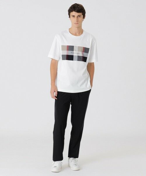 【タグ付き✨】ブルーレーベルクレストブリッジ　Tシャツ　カットソー　チェック　M タグ付き✨】ブルーレーベルクレストブリッジ Tシャツ