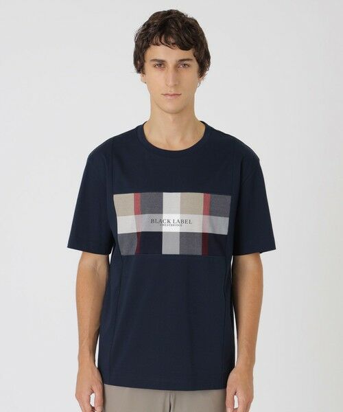 ブルーレーベルクレストブリッジ　Tシャツ セール】 【一部店舗限定】パネルクレストブリッジチェックT