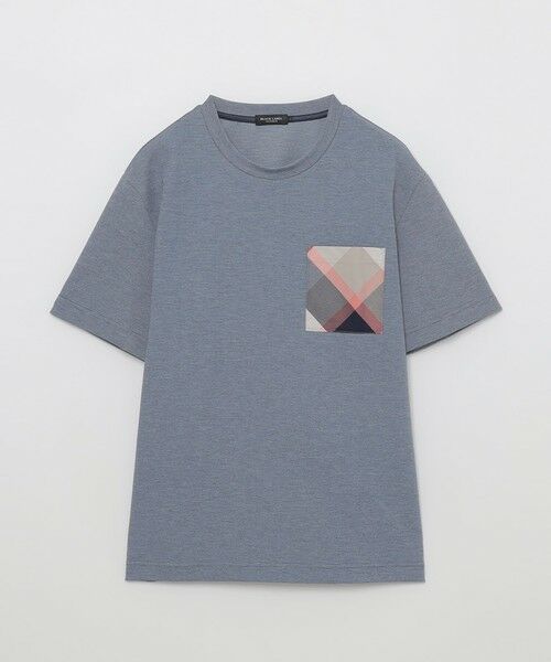 ブルーレーベルクレストブリッジ　チェック柄半袖Tシャツ BLUE LABEL / BLACK LABEL CRESTBRIDGE｜【一部店舗限定】パネル