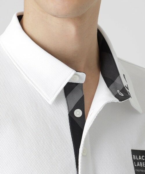 BLUE LABEL / BLACK LABEL CRESTBRIDGE / ブルーレーベル / ブラックレーベル・クレストブリッジ  カットソー | 【一部店舗限定】ロゴプリントテクニカルポロシャツ | 詳細4