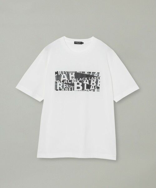 BLUE LABEL / BLACK LABEL CRESTBRIDGE / ブルーレーベル / ブラックレーベル・クレストブリッジ  カットソー | 【一部店舗限定】ジオメトリックロゴグラフィックTシャツ | 詳細4