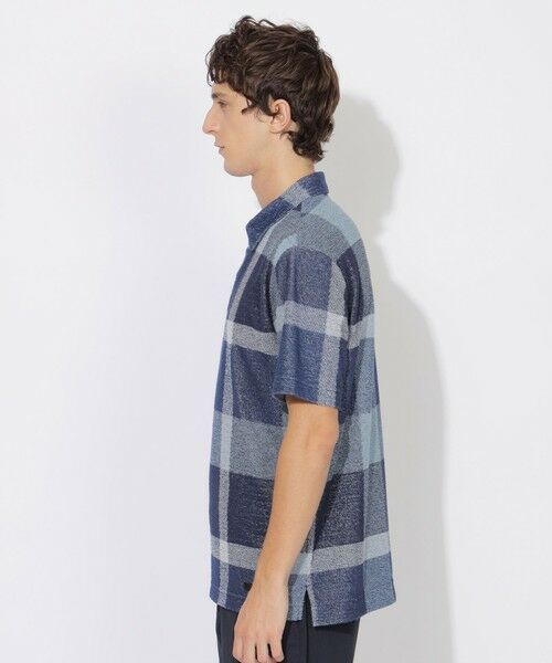 ブルーレーベルクレストブリッジ ポロシャツ　チェック　M セール】 【一部店舗限定】パーシャルチェックポロシャツ