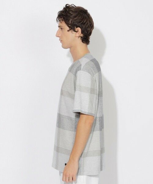 新品タグ付き　ブルーレーベルクレストブリッジ　バックチェックトップス　Tシャツ セール】 【WEB限定】クレストブリッジチェックパイルTシャツ