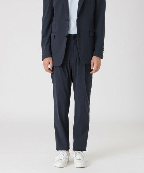BLUE LABEL / BLACK LABEL CRESTBRIDGE / ブルーレーベル / ブラックレーベル・クレストブリッジ その他パンツ | メランジワッシャーナイロントラウザーズ(ネイビー1)