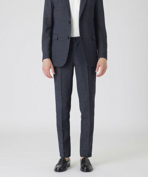 BLUE LABEL / BLACK LABEL CRESTBRIDGE/ブルーレーベル / ブラックレーベル・クレストブリッジ 【一部店舗限定】メランジカラミトラウザーズ ネイビー1 L BLUE LABEL / BLACK LABEL CRESTBRIDGE/ブルーレーベル / ブラックレーベル・クレストブリッジ 【一部店舗限定】メランジカラミトラウザーズ ネイビー1 L