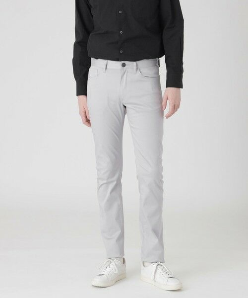 BLUE LABEL / BLACK LABEL CRESTBRIDGE / ブルーレーベル / ブラックレーベル・クレストブリッジ  その他パンツ | 【一部店舗限定】ソフトクールストレッチサテン5ポケットパンツ（グレー1）