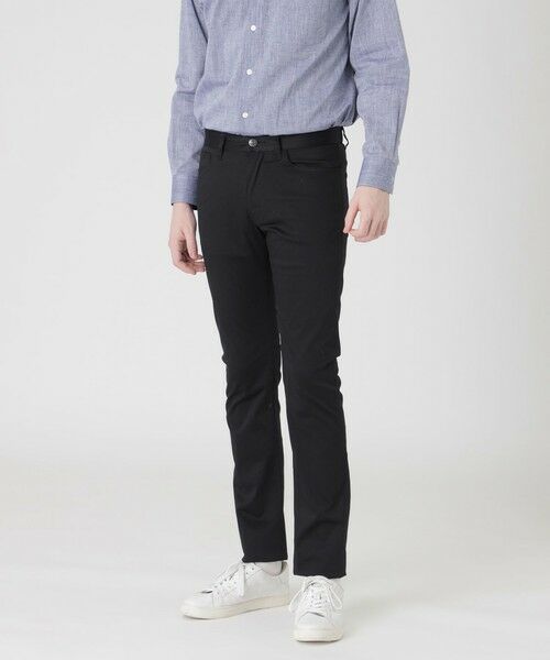 BLUE LABEL / BLACK LABEL CRESTBRIDGE / ブルーレーベル / ブラックレーベル・クレストブリッジ  その他パンツ | 【一部店舗限定】ソフトクールストレッチサテン5ポケットパンツ（ブラック）
