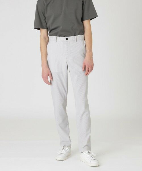 【美品】BLACK LABEL CRESTBRIDGE シアサッカー　ブルー シアサッカージャージージャケット（ジャケット）｜BLACK LABEL