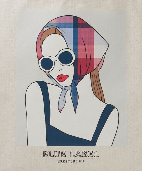 BLUE LABEL / BLACK LABEL CRESTBRIDGE / ブルーレーベル / ブラックレーベル・クレストブリッジ  ショルダーバッグ | 【星陽子コラボ】グラフィックプリントトート | 詳細5