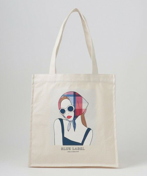BLUE LABEL / BLACK LABEL CRESTBRIDGE / ブルーレーベル / ブラックレーベル・クレストブリッジ  ショルダーバッグ | 【星陽子コラボ】グラフィックプリントトート | 詳細6
