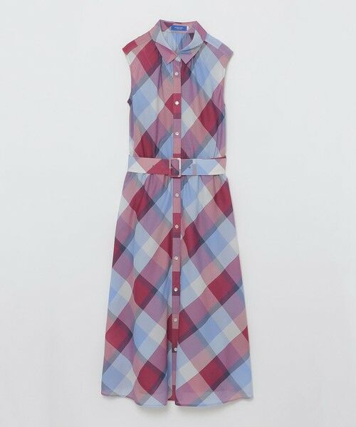 BLUE LABEL / BLACK LABEL CRESTBRIDGE / ブルーレーベル / ブラックレーベル・クレストブリッジ  ドレス | クレストブリッジチェックカラミクロスシャツドレス | 詳細6