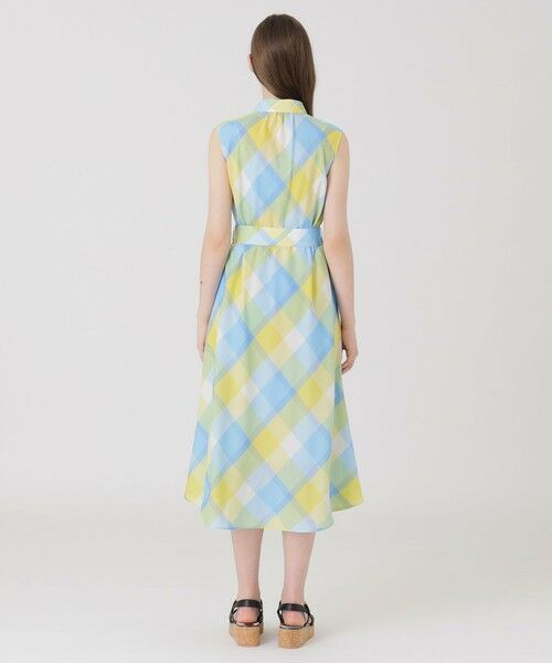 BLUE LABEL / BLACK LABEL CRESTBRIDGE / ブルーレーベル / ブラックレーベル・クレストブリッジ  ドレス | クレストブリッジチェックカラミクロスシャツドレス | 詳細14