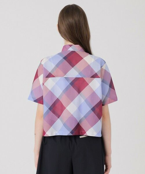 BLUE LABEL / BLACK LABEL CRESTBRIDGE / ブルーレーベル / ブラックレーベル・クレストブリッジ  シャツ・ブラウス | クレストブリッジチェックカラミクロスシャツ | 詳細3