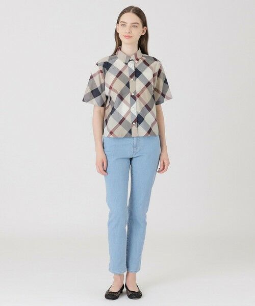 セール】 クレストブリッジチェックカラミクロスシャツ （シャツ