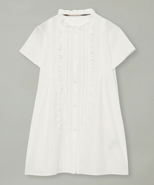 BLUE LABEL / BLACK LABEL CRESTBRIDGE / ブルーレーベル / ブラックレーベル・クレストブリッジ  シャツ・ブラウス | ライトタンブラーブロードチュニックブラウス | 詳細4