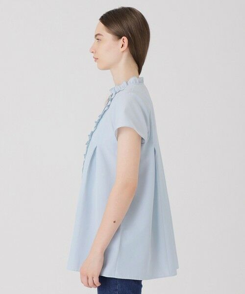 BLUE LABEL / BLACK LABEL CRESTBRIDGE / ブルーレーベル / ブラックレーベル・クレストブリッジ  シャツ・ブラウス | ライトタンブラーブロードチュニックブラウス | 詳細6