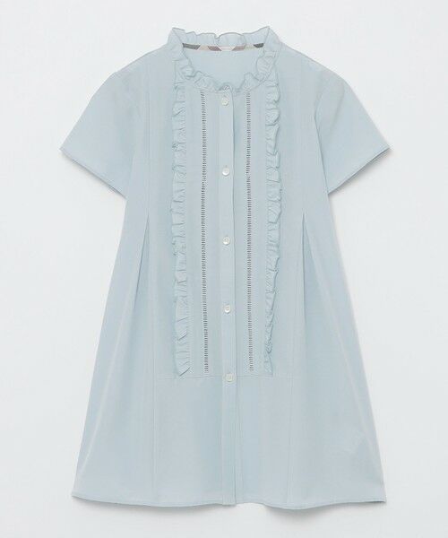 BLUE LABEL / BLACK LABEL CRESTBRIDGE / ブルーレーベル / ブラックレーベル・クレストブリッジ  シャツ・ブラウス | ライトタンブラーブロードチュニックブラウス | 詳細8