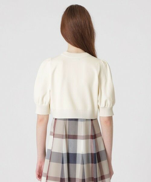 BLUE LABEL / BLACK LABEL CRESTBRIDGE / ブルーレーベル / ブラックレーベル・クレストブリッジ  ニット・セーター | 【美人百花コラボ】ショートカーディガン | 詳細4