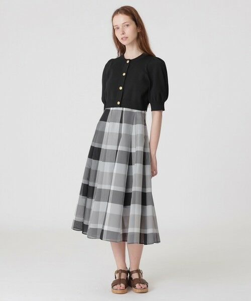 BLUE LABEL / BLACK LABEL CRESTBRIDGE / ブルーレーベル / ブラックレーベル・クレストブリッジ  ニット・セーター | 【美人百花コラボ】ショートカーディガン | 詳細6